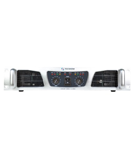 AMERICAN PRO - C2600 - Amplificador C2600 2 x 500W @ 8-ohm, 2 x 850W @ 4-ohm, 2 x 1300W @ 2-ohm