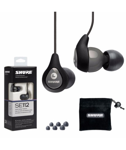 SHURE - SE112GREPS - Audífonos SE112m+ 