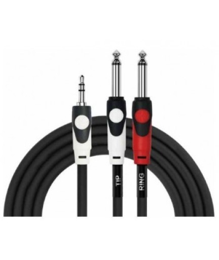 KIRLIN - LGY362L1M - Cable Mini Plug - 2 Plug 1Mt