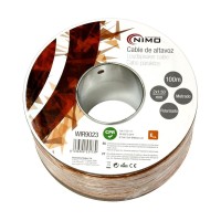 NIMO - SC100 - Cable para altavoz 2×1.5mm, Transparente 