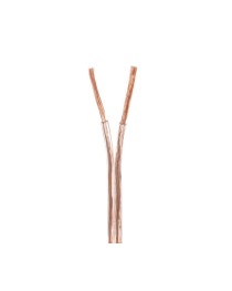 NIMO - SC100 - Cable para altavoz 2×1.5mm, Transparente 