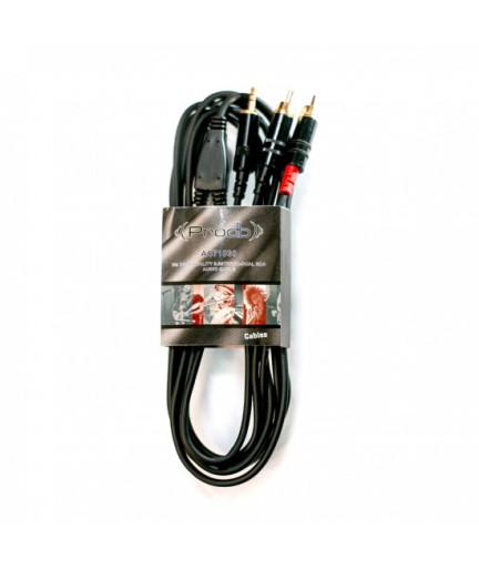 PRODB - VS9029 - Cable RCA - Mini Plug de 3 Mts
