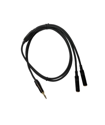 REAN - NRA0915010 - Cable Miniplug a 2 Mini Jack de 1 Mt