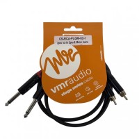 VMR - CSRCAPLGMX21 - Cable 2 RCA a 2 Plug Mono de 1 Metro VMR - CSRCAPLGMX21 - Cable 2 RCA a 2 Plug Mono de 1 Metro