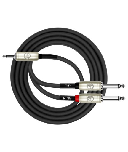 KIRLIN - Y362PR2M - Cable 2 Plug a Mini Plug de 2 Mts