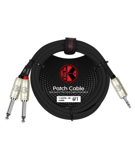 KIRLIN - Y362PR2M - Cable 2 Plug a Mini Plug de 2 Mts