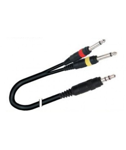 PRODB - AC02410 - Cable Mini Plug - 2 Plug de 10Mts AC024-10