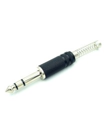 CABLELAB - CLCP35S - Conector Plug Stereo de 6.3 mm 