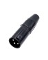 KIRLIN - X3215 - Conector XLR Macho Negro