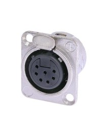 NEUTRIK - NC7FDL1 - Conector XLR Hembra de 7 Pines Chasis NC7FD-L-1