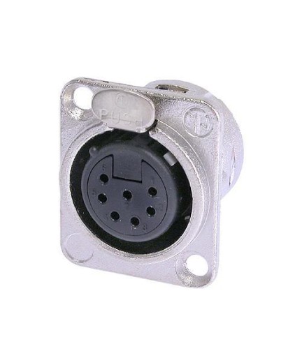 NEUTRIK - NC7FDL1 - Conector XLR Hembra de 7 Pines Chasis NC7FD-L-1