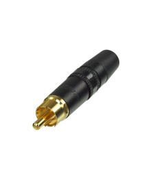 REAN - NYS3730 - Conector RCA Volante Anillo Negro