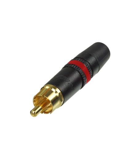 REAN - NYS3732 - Conector RCA Volante Anillo Rojo