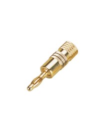 STUDIOMASTER - CG125B - Conector Banana GOLD Negro