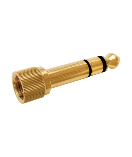 STUDIOMASTER - CXA022 - Adaptador Mini Plug a Plug Stereo con Rosca