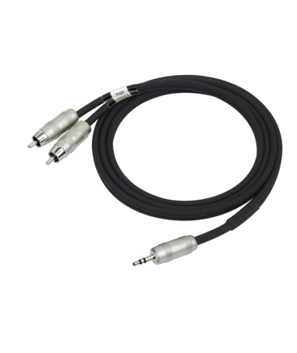 KIRLIN - Y364PR03M - Cable 2 RCA - 1 Mini Plug Stereo 30cm