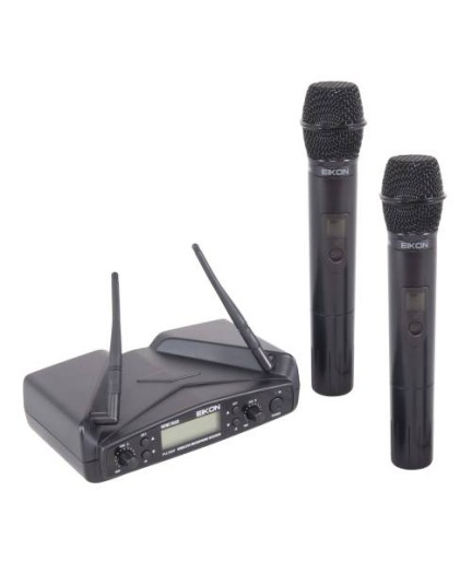 PROEL - WM700DM - EIKON Micrófono Doble de Mano Inalámbrico WM700DM