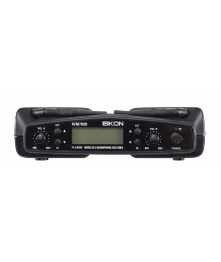 PROEL - WM700DM - EIKON Micrófono Doble de Mano Inalámbrico WM700DM