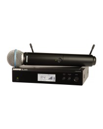 SHURE - BLX24RB58H9 - Micrófono Inalámbrico BLX24 con Capsula BETA 58