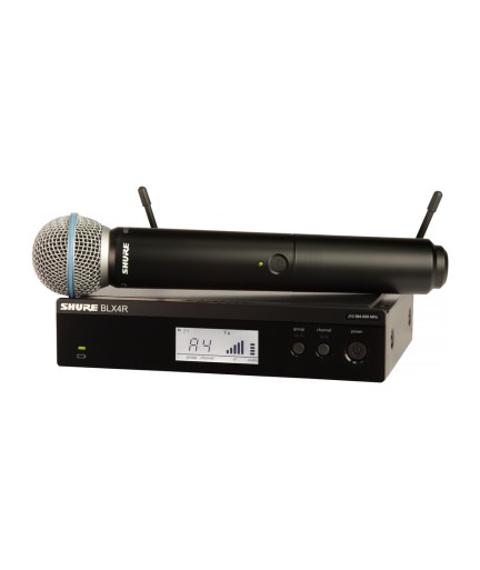 SHURE - BLX24RB58H9 - Micrófono Inalámbrico BLX24 con Capsula BETA 58