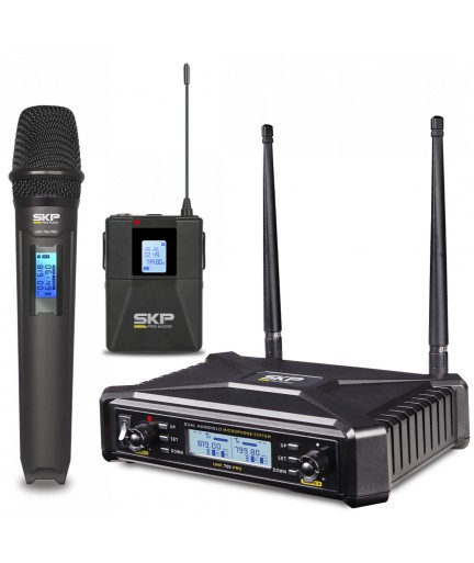 SKP - UHF700PRO - Microfono Inalámbrico de Mano UHF-700D 