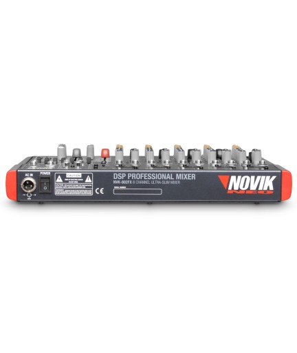 NOVIK - NVK802FXBT - Mezclador de 8 Canales NVK 802FX 