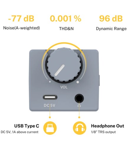 DONNER - EM1 - Amplificador de Audifonos Recargable EM1