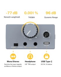 DONNER - EM2 - Amplificador de Audifonos Stereo EM2