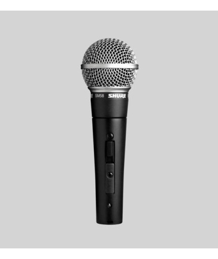 SHURE - SM58S - Microfono Vocal Dinamico con Interruptor SM58SE