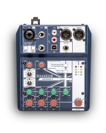 SOUNDCRAFT - NOTEPAD5 - Mezclador Análogo con Conexion USB NOTEPAD 5 