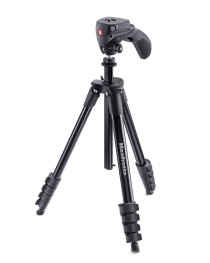 MANFROTTO - MKCOMPACTACNBK - Trípode de Cámara MKCOMPACTACN-BK