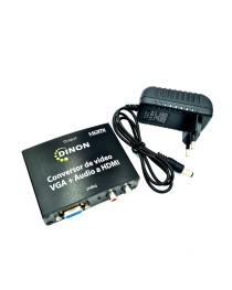 DINON - 9344 - Conversor VGA, RCA - HDMI 