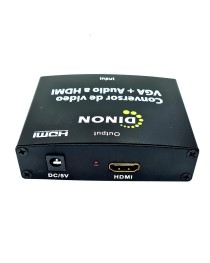 DINON - 9344 - Conversor VGA, RCA - HDMI 