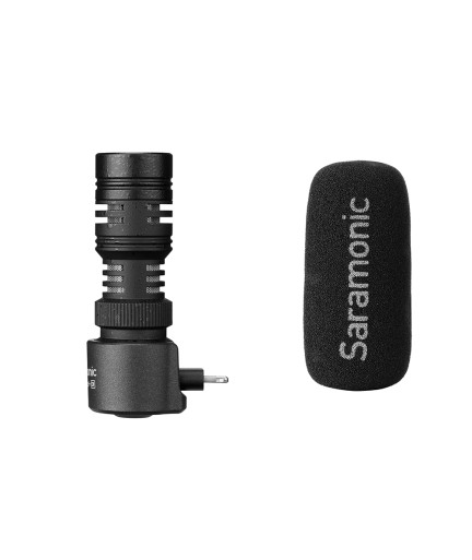 SARAMONIC - SMARTMIC+DI - Microfono Shotgun para iPhone SmartMic + Di