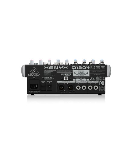 BEHRINGER - Q1204USB - Mezclador  de 12 Canales con Conexión USB