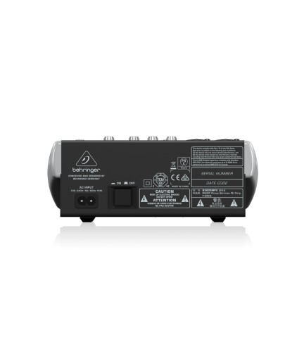 BEHRINGER - QX602MP3 - Mezclador de 6 Canales Con Lector de MP3 puerto USB 
