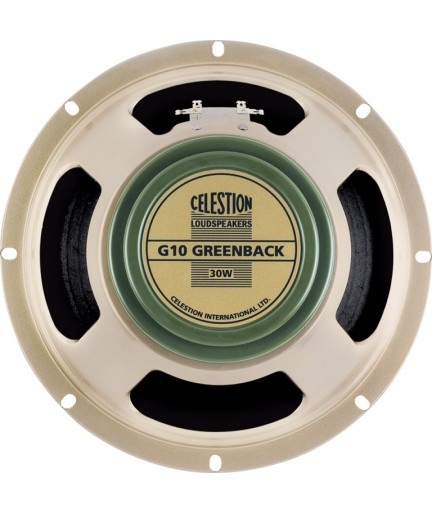 CELESTION - T5647BWD - Parlante de Guitarra G10M Greenback 10" de 16 Ohms