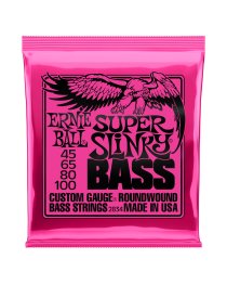 ERNIE BALL - 2834 - SUPER SLINKY Cuerdas de Bajo Eléctrico 45-100 
