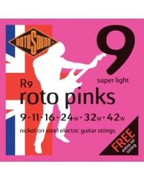 ROTOSOUND - R9 - Set de cuerdas Roto Pinks 09-42
