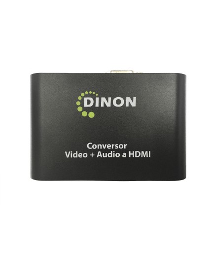 DINON - CONVEV102 - Conversor de Video VGA + Mini Plug 3.5mm a HDMI