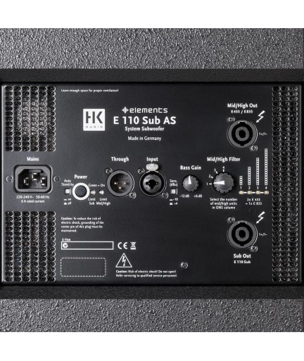HK Audio - 1007279 - Elements E110 SUB AS 