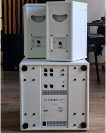 HK Audio - 1990175 - LUCAS 2K15 con Sub de 15" Blancos