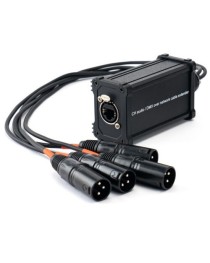 LS - CA3075 - Stage Box Audio/DMX Transmisor de 4 Canales XLR Macho a RJ45