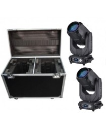 BIG DIPPER - BDLB260K - Par de Cabezas Móviles 9R BEAM 260W MOVING HEAD con Case