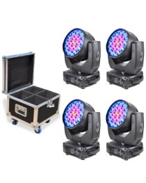 BIG DIPPER - BDLM1915K - KIT X4 LED 19x15W BEAM/ WASH/ZOOM MOVING HEAD
