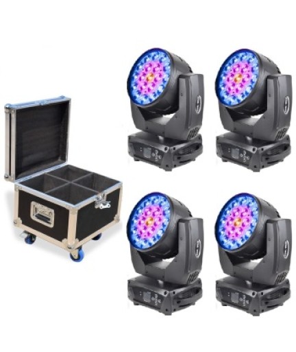 BIG DIPPER - BDLM1915K - KIT X4 LED 19x15W BEAM/ZOOM MOVING HEAD