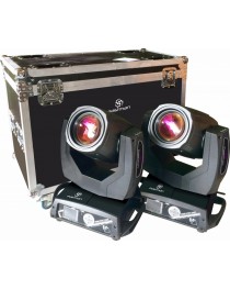 EASTMAN - VORTEX - Par de Cabezas Móviles 7R con Case