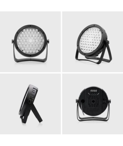 BIG DIPPER - BDLPC120 - Foco Led RGBW QUAD-LED SLIM PAR 60x2W (4 EN 1) BD-LPC120