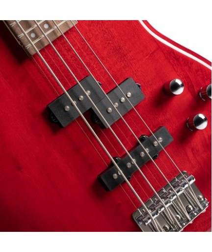 CORT - ACTIONBASSPLUSTR - Bajo Electrico Action Bass Plus Trans Red