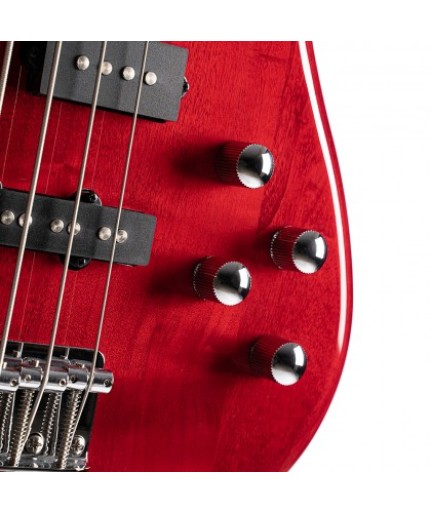 CORT - ACTIONBASSPLUSTR - Bajo Electrico Action Bass Plus Trans Red